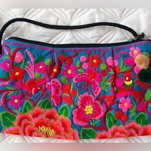 Handmade Boho Embroidered Crossbody Purse – Perfect Christmas /Holiday Present